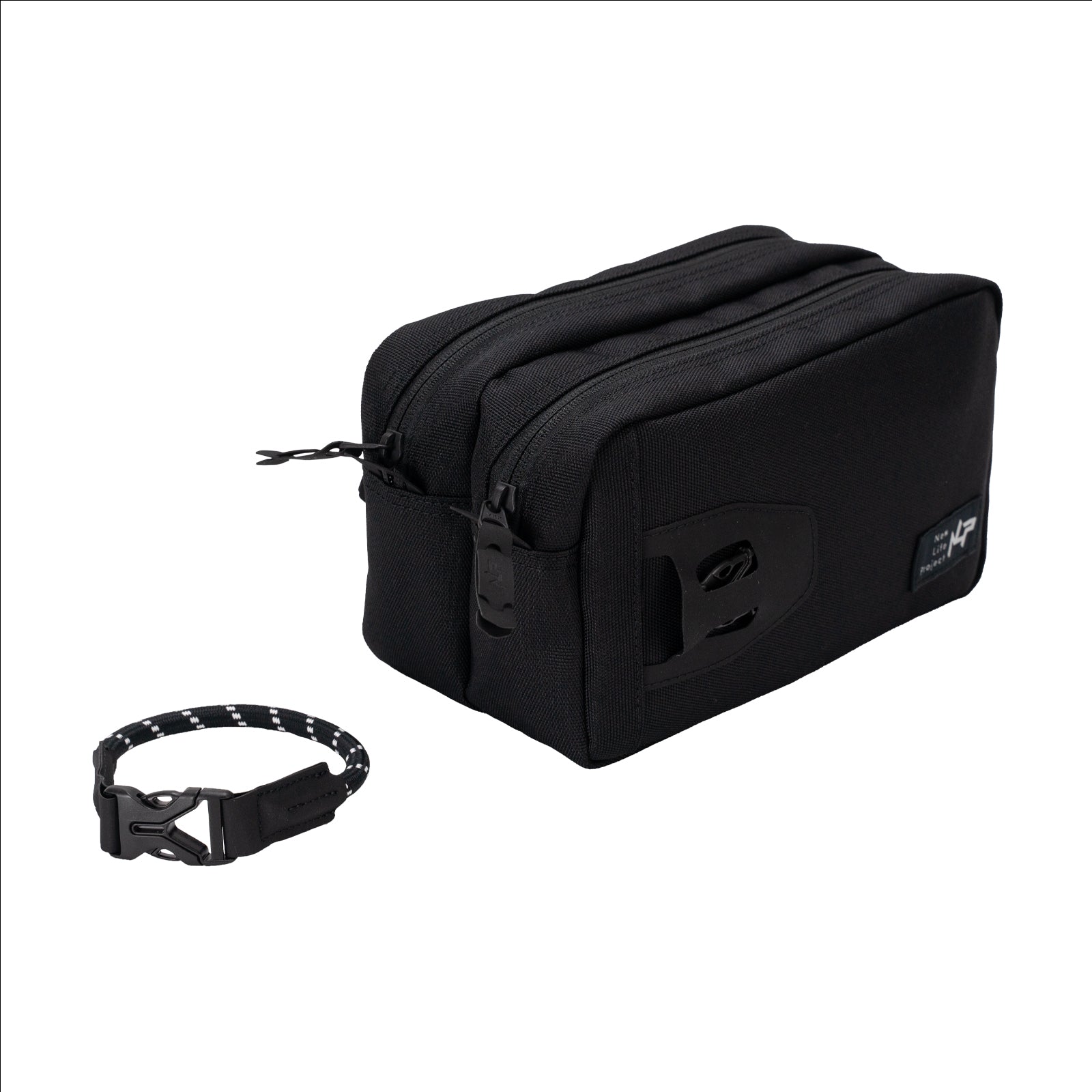 ECO CANVAS 2ROOM ZIP POUCH / 2ルーム ジップ ポーチ